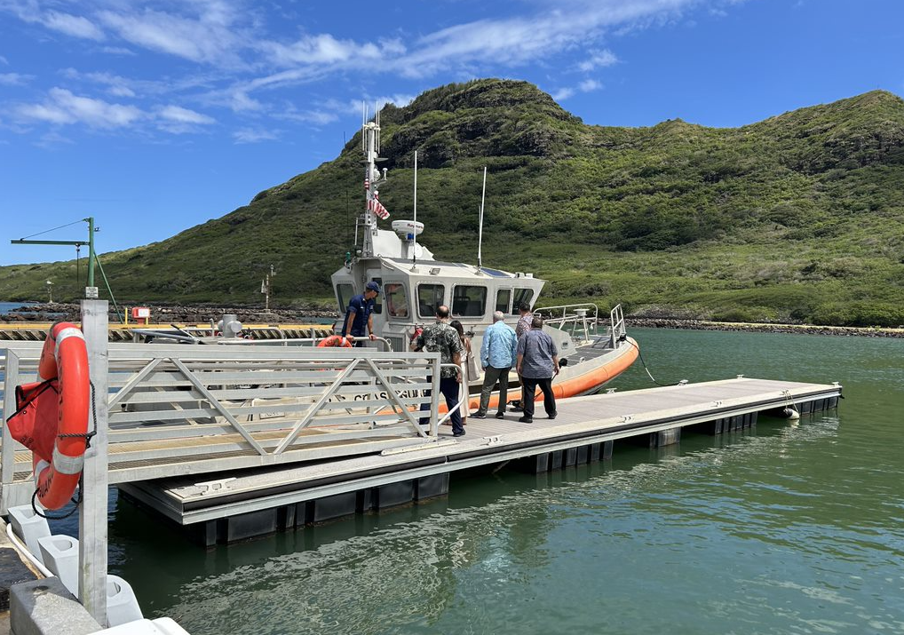HI-ORR Team visiting the United States Coast Guard